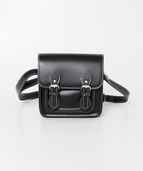 SENSE OF PLACE by URBAN RESEARCH（センスオブプレイスバイアーバンリサーチ）の「サッチェルミニショルダーバッグ（ショルダーバッグ・メンズ・ブラック/ブラック系その他/グリーン・ONE）」の12枚目の写真