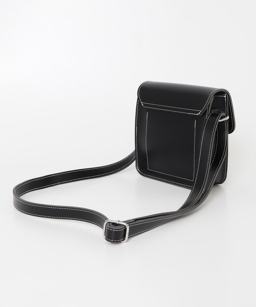 SENSE OF PLACE by URBAN RESEARCH（センスオブプレイスバイアーバンリサーチ）の「サッチェルミニショルダーバッグ（ショルダーバッグ・メンズ・ブラック/ブラック系その他/グリーン・ONE）」の11枚目の写真