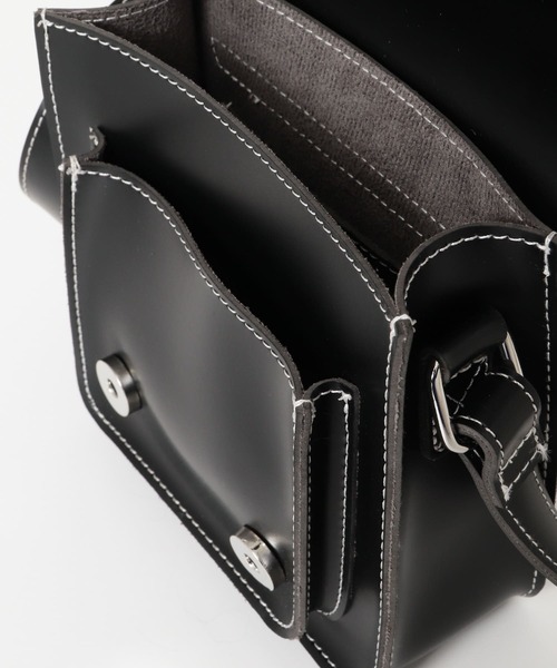 SENSE OF PLACE by URBAN RESEARCH（センスオブプレイスバイアーバンリサーチ）の「サッチェルミニショルダーバッグ（ショルダーバッグ・メンズ・ブラック/ブラック系その他/グリーン・ONE）」の20枚目の写真