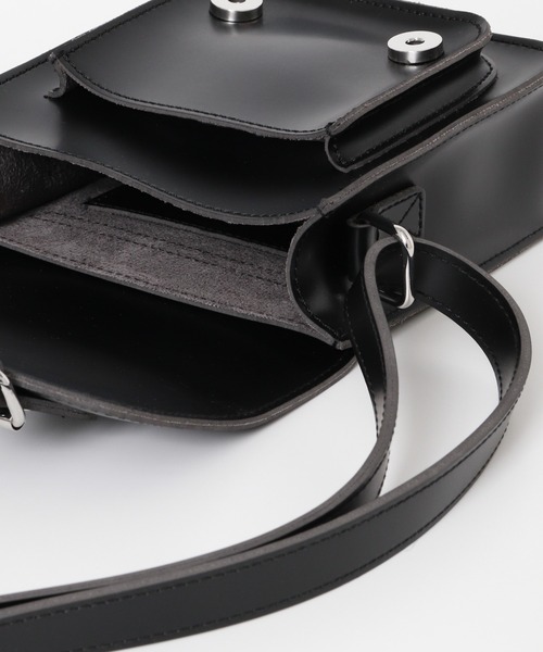 SENSE OF PLACE by URBAN RESEARCH（センスオブプレイスバイアーバンリサーチ）の「サッチェルミニショルダーバッグ（ショルダーバッグ・メンズ・ブラック/ブラック系その他/グリーン・ONE）」の9枚目の写真