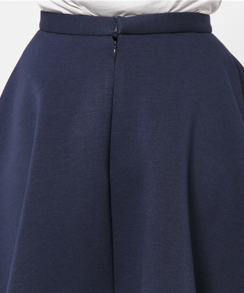 ELFORBR（エルフォーブル）の「ボンディングサーキュラースカート（スカート・レディース・グレー/ネイビー・38/36）」の7枚目の写真