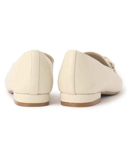 OPAQUE.CLIP(オペークドットクリップ)の「◆スクエアトゥチェーンフラットローファー(その他シューズ・レディース・ブラック/オフホワイト・02/03)」の14枚目の写真