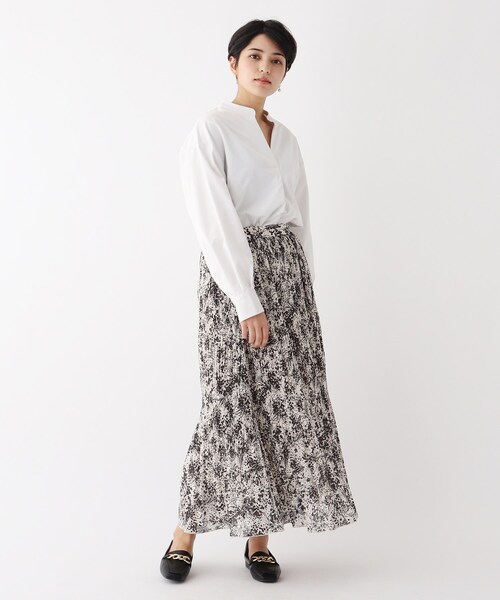 OPAQUE.CLIP(オペークドットクリップ)の「◆スクエアトゥチェーンフラットローファー(その他シューズ・レディース・ブラック/オフホワイト・02/03)」の6枚目の写真