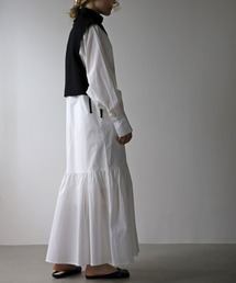 【UNFIELD】ベスト付ギャザーマーメイド切替ワンピース