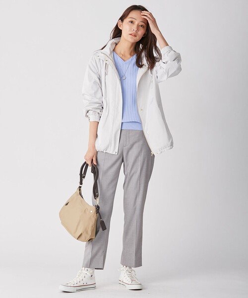 J.PRESS(ジェイプレス)の「【洗える】T/Rシャークスキン テーパード パンツ(その他パンツ・レディース・ライトグレー系/ピンク系/ダルブルー系・T13/T15/T17)」の21枚目の写真