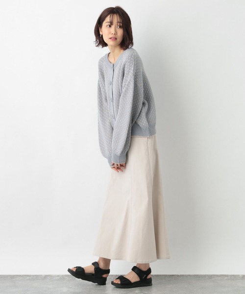 GLOBAL WORK（グローバルワーク）の「2WAY編み柄プルオーバー