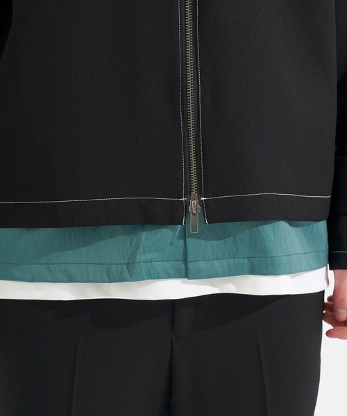LiNoH（リノー）の「WOOL TWILL STITCH BLOUSON（ブルゾン）」 - WEAR