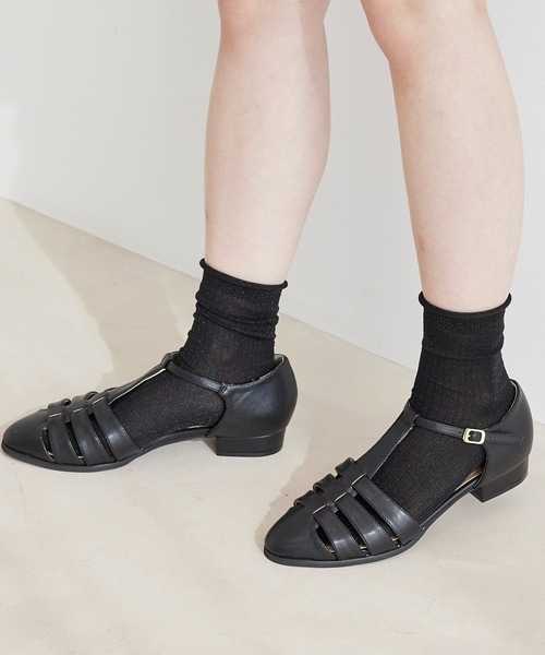 Juze（ジュゼ）の「グルカサンダル（サンダル・レディース・ブラック/ゴールド/ホワイト系その他・S/M/L）」の13枚目の写真