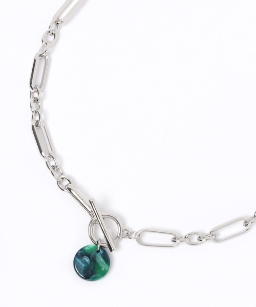 niko and...（ニコアンド）の「メタルチェーンマンテルネックレス（ネックレス・レディース・グレー/イエロー・0）」の2枚目の写真