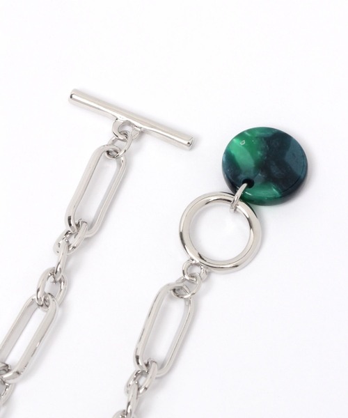 niko and...（ニコアンド）の「メタルチェーンマンテルネックレス（ネックレス・レディース・グレー/イエロー・0）」の4枚目の写真