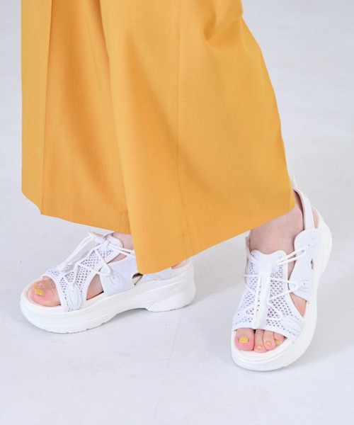 ORTR（オーアールティーアール）の「厚底メッシュスポーツサンダル