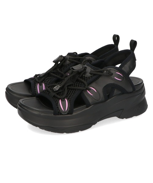 ORTR（オーアールティーアール）の「厚底メッシュスポーツサンダル OT3208（サンダル・レディース・ホワイト/ブラック/イエロー・LL/S/M/L）」の5枚目の写真