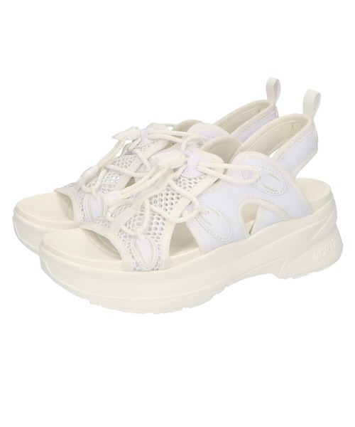 ORTR（オーアールティーアール）の「厚底メッシュスポーツサンダル OT3208（サンダル・レディース・ホワイト/ブラック/イエロー・LL/S/M/L）」の8枚目の写真