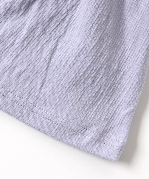 apres les cours（アプレレクール）の「/シャーリング長袖Tシャツ（Tシャツ/カットソー・キッズ・ラベンダー/サックスブルー/ベージュ/カーキ/アイボリー/サーモンピンク・100/110/140/80/120/130/90）」の19枚目の写真