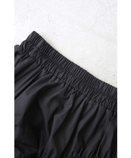 cawaii（カワイイ）の「（黒）裾から覗くチュールのダイヤカットタックロングスカート（スカート・レディース・ブラック・FREE）」の10枚目の写真