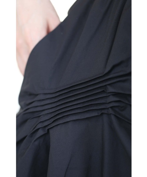 cawaii（カワイイ）の「（黒）裾から覗くチュールのダイヤカットタックロングスカート（スカート・レディース・ブラック・FREE）」の12枚目の写真