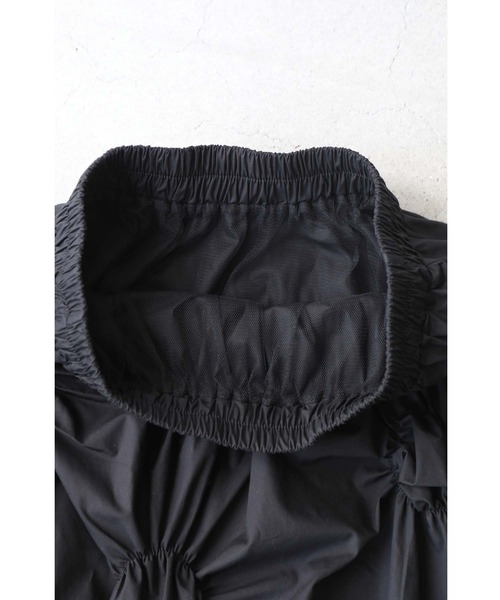 cawaii（カワイイ）の「（黒）裾から覗くチュールのダイヤカットタックロングスカート（スカート・レディース・ブラック・FREE）」の21枚目の写真