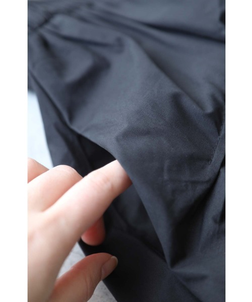 cawaii（カワイイ）の「（黒）裾から覗くチュールのダイヤカットタックロングスカート（スカート・レディース・ブラック・FREE）」の22枚目の写真