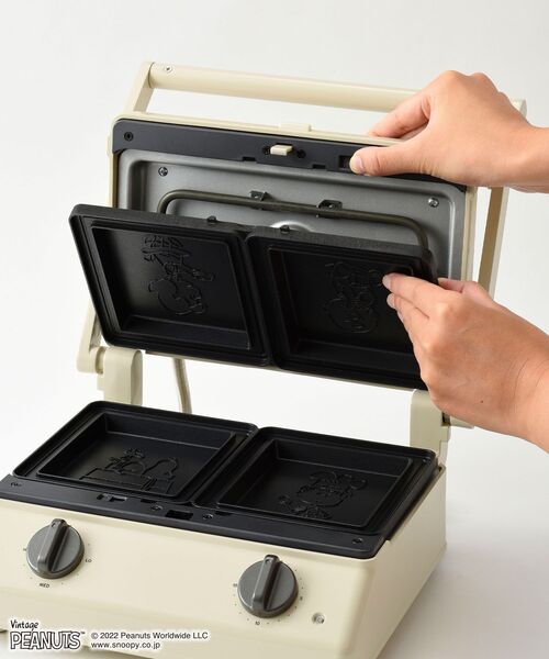 PEANUTS グリルサンドメーカー ダブル コンプリートセット