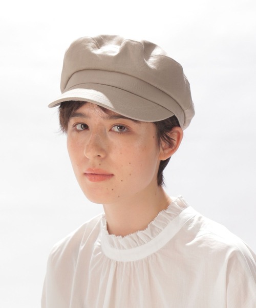 niko and...（ニコアンド）の「オリジナルマリンキャスケット（キャスケット・レディース・ライトブルー/ブラック/ベージュ・FREE）」の3枚目の写真