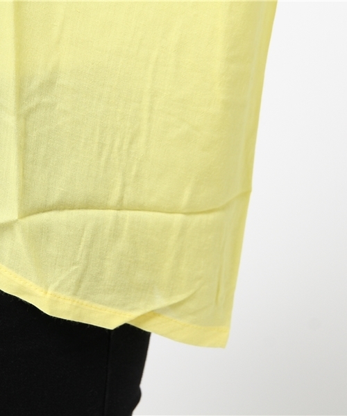 チャイハネ（チャイハネ）の「【チャイハネ】バイカラーカットソー（Tシャツ/カットソー・レディース・ブルー/イエロー/ピンク/オフホワイト・FREE）」の16枚目の写真