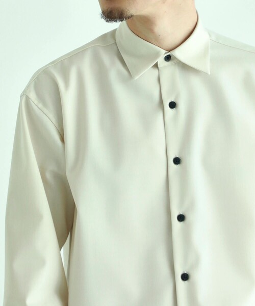 BESPOKE TOKYO(ビスポークトウキョウ)の「TWO SIDED L/S SHIRT(シャツ/ブラウス・メンズ・ブラック/オフホワイト/ダークグレー・1/2/3)」の9枚目の写真