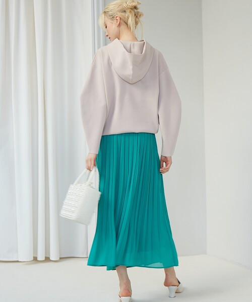 シフォンジョーゼットプリーツスカート