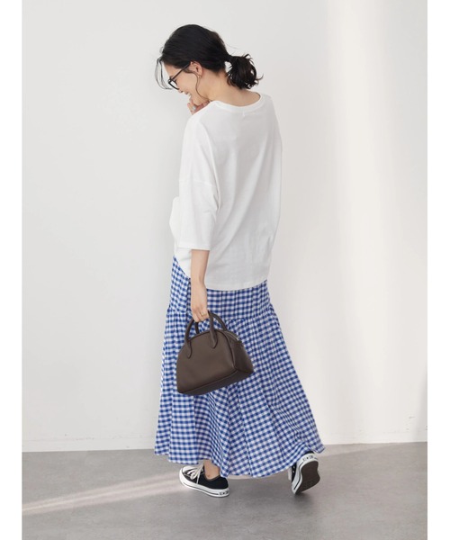 AMERICAN HOLIC(アメリカンホリック)の「丈違いティアードスカート(スカート・レディース・ブラック/ブラック系その他5/ドット/ブルー/その他14・M/L)」の17枚目の写真