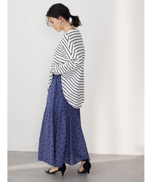 AMERICAN HOLIC(アメリカンホリック)の「丈違いティアードスカート(スカート・レディース・ブラック/ブラック系その他5/ドット/ブルー/その他14・M/L)」の22枚目の写真