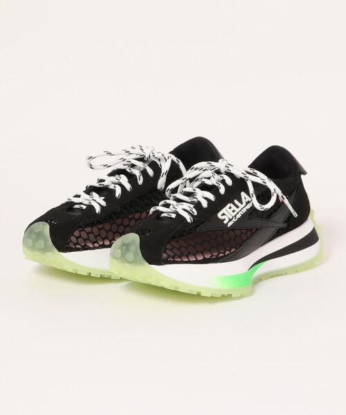 STELLA McCARTNEY(ステラマッカートニー)の「RECLYPSE MESH SNEAKER / リクリプス メッシュスニーカー(スニーカー・レディース・ブラック×ホワイト・36/37)」の1枚目の写真