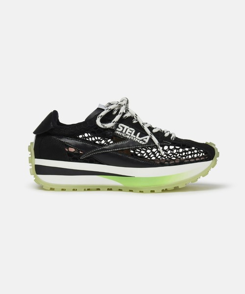 STELLA McCARTNEY(ステラマッカートニー)の「RECLYPSE MESH SNEAKER / リクリプス メッシュスニーカー(スニーカー・レディース・ブラック×ホワイト・36/37)」の2枚目の写真