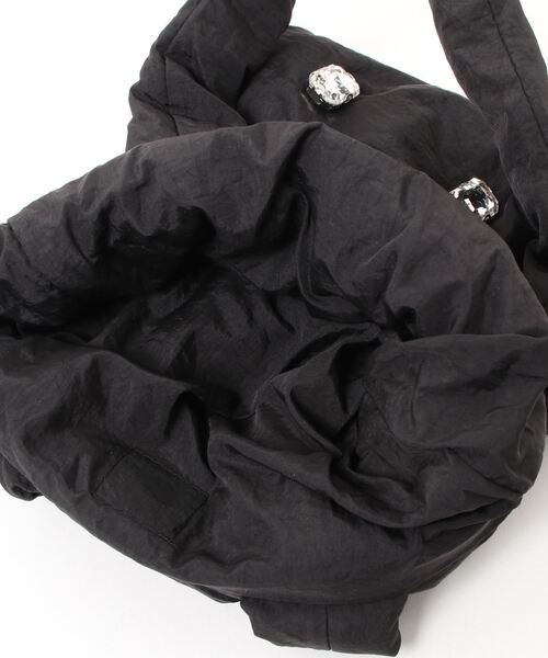 PICCIN（ピッチン）の「ビジュー付きミニバッグ（ハンドバッグ・レディース・ピンク/ブルー/グリーン/ブラック・FREE）」の7枚目の写真