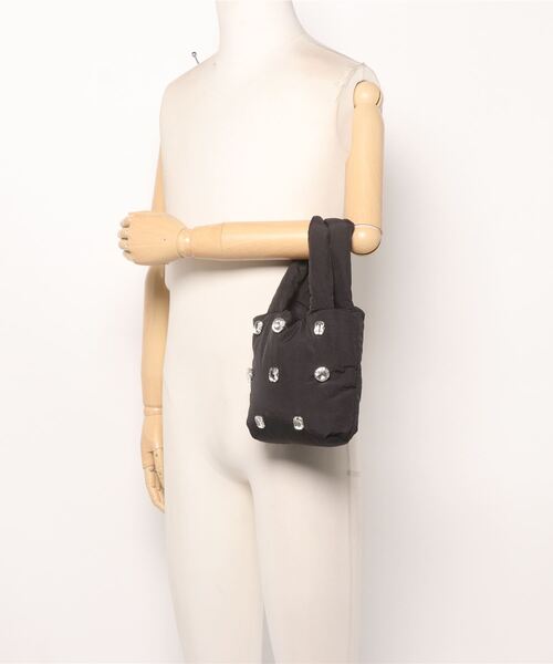 PICCIN（ピッチン）の「ビジュー付きミニバッグ（ハンドバッグ・レディース・ピンク/ブルー/グリーン/ブラック・FREE）」の8枚目の写真