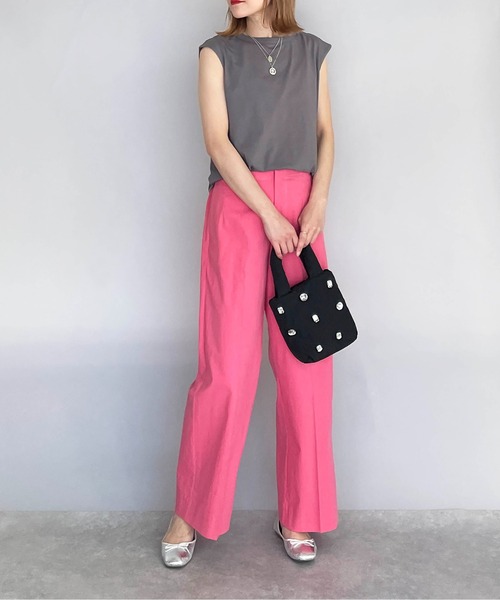 PICCIN（ピッチン）の「ビジュー付きミニバッグ（ハンドバッグ・レディース・ピンク/ブルー/グリーン/ブラック・FREE）」の22枚目の写真