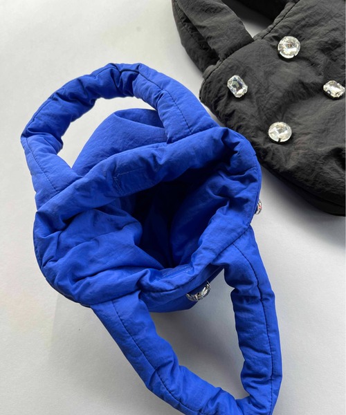 PICCIN（ピッチン）の「ビジュー付きミニバッグ（ハンドバッグ・レディース・ピンク/ブルー/グリーン/ブラック・FREE）」の18枚目の写真