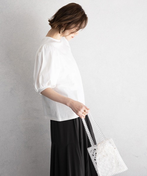 GeeRA(ジーラ)の「綿100%パフスリーブカットソー(Tシャツ/カットソー・レディース・ブラック/オフホワイト/その他・MEDIUM/LARGE/X-LARGE)」の20枚目の写真