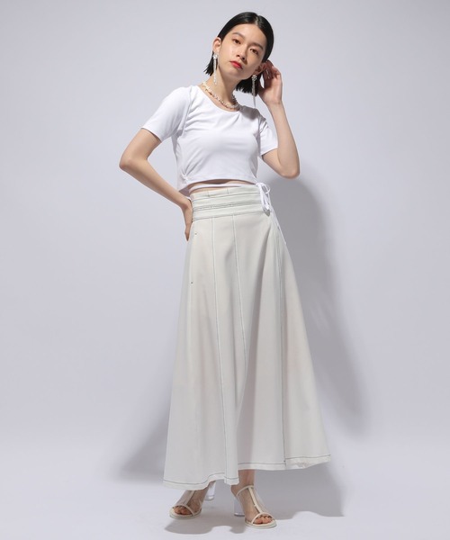 HARE（ハレ）の「ミニストリングカットソー(HARE)（Tシャツ/カットソー・レディース・ホワイト/ブラック・FREE）」の16枚目の写真