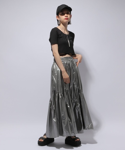 HARE（ハレ）の「ミニストリングカットソー(HARE)（Tシャツ/カットソー・レディース・ホワイト/ブラック・FREE）」の19枚目の写真