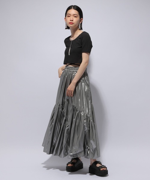 HARE（ハレ）の「ミニストリングカットソー(HARE)（Tシャツ/カットソー・レディース・ホワイト/ブラック・FREE）」の22枚目の写真