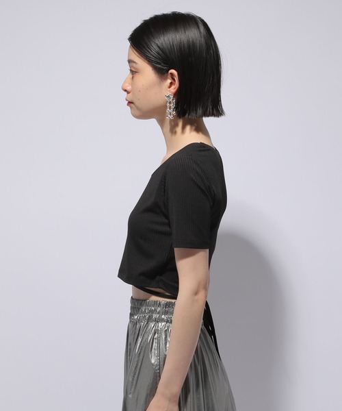 HARE（ハレ）の「ミニストリングカットソー(HARE)（Tシャツ/カットソー・レディース・ホワイト/ブラック・FREE）」の14枚目の写真