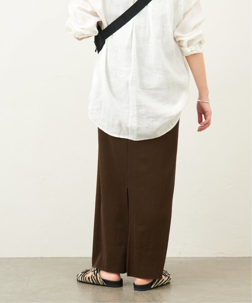 JOURNAL STANDARD（ジャーナルスタンダード）の「■《追加3》Pフライスロングスカート（スカート・レディース・ブラウン/ブラック・FREE）」の10枚目の写真