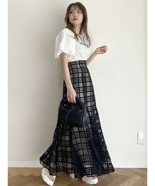 dazzlin（ダズリン）の「バルーンポコロゴTシャツ（Tシャツ/カットソー・レディース・オフホワイト/ピンク/グリーン・FREE）」の19枚目の写真