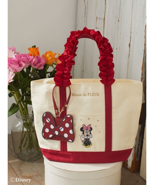 Minnie Mouse フリルトートプチバッグ トートバッグ Maison De Fleur メゾンドフルール のファッション通販 Zozotown