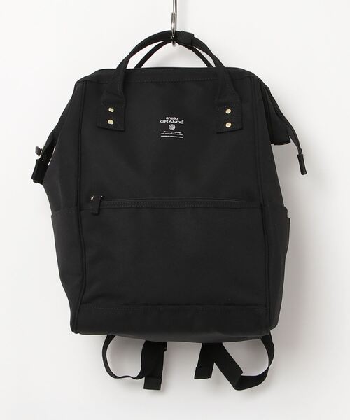 anello(アネロ)の「anello GRANDE/ SPS がばっと開く 口金 バックパック / GU-B3013(バックパック/リュック・レディース・ネイビー/ブルー系その他/ベージュ/ライトグレー/マスタード/ブラック/ピンク/グレー/その他/グレー系その他/ブラック系その他・ONESIZE)」の3枚目の写真