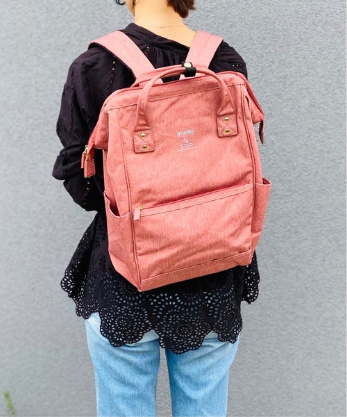 anello(アネロ)の「anello GRANDE/ SPS がばっと開く 口金 バックパック / GU-B3013(バックパック/リュック・レディース・ネイビー/ブルー系その他/ベージュ/ライトグレー/マスタード/ブラック/ピンク/グレー/その他/グレー系その他/ブラック系その他・ONESIZE)」の10枚目の写真