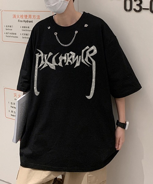 NOVESSEL(ノベセル)の「『NOVESSEL/ノベセル』ラインストーン半袖Tシャツ(Tシャツ/カットソー・レディース・ホワイト/ブラック・FREE)」の11枚目の写真