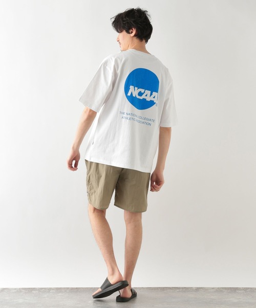 GLOBAL WORK（グローバルワーク）の「WGGW/NCAAﾌﾟﾘﾝﾄT/275109（Tシャツ/カットソー・メンズ・ホワイト/その他/ミント・SMALL/MEDIUM/LARGE）」の17枚目の写真