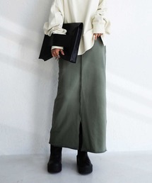 antiqua（アンティカ）の「裏毛センタースリットスカート（スカート）」