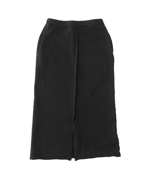 antiqua（アンティカ）の「裏毛センタースリットスカート（スカート・レディース・ブラック/ネイビー/グレー/カーキ・FREE）」の22枚目の写真