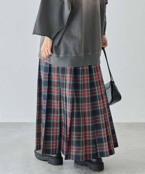 タータンチェックプリーツスカート（スカート）｜LAVEANGE（ラビ